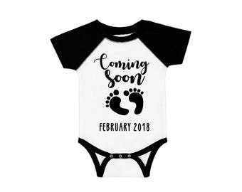 Coming soon onesie, Pregnancy announcement onesie, coming soon, onesie, Baby shower gift, Baby onesie