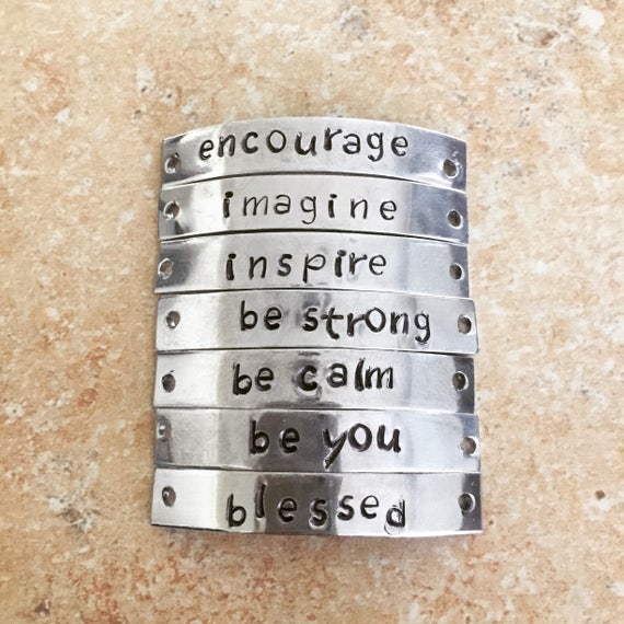 Personalized Macrame Bracelet Word Bracelet Quote Bracelet