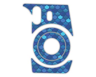 Custom Polaroid Fuji Film Instax Mini 8 Camera Mermaid Blood Space Pokemon Stickerbomb Skin