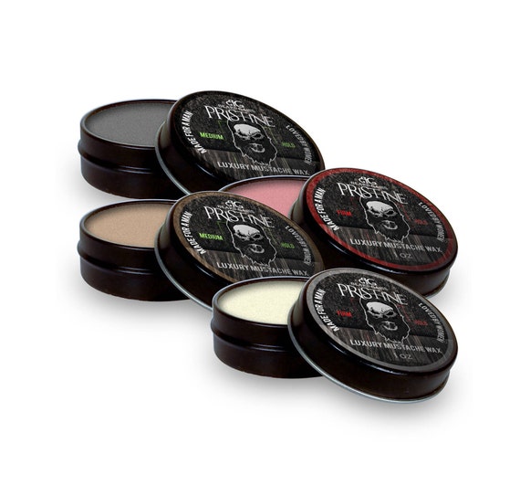 Mustache Wax Gift Box Kit W/ Mini Comb & Choose Of Wax Color