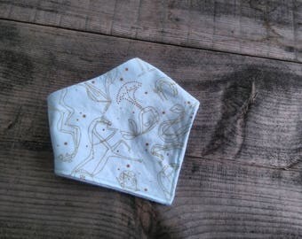 Constellation Bavoir bandana bavette bebe / Constellation Baby Bandana bib