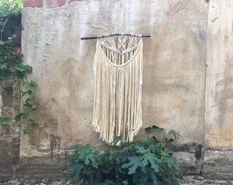 Modern macrame wall hanging, Boho Home Decor, Wall Tapestry, Home Decor tapestry, fiber art, textile art, gift idea, tissage mural, tapestry