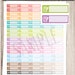 Lotus Flower Digital Printable Planner Stickers Weekly