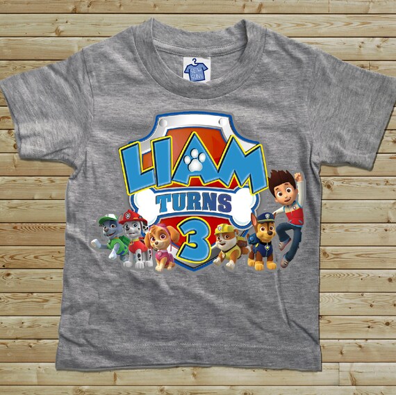 paw patrol shirt for adults