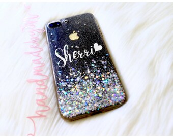Diamond Dust Glitter iPhone 7 case iPhone 7 Plus case iPhone 6S case iPhone 6S Plus case iPhone 6 case iPhone 6 Plus case Phone case gift