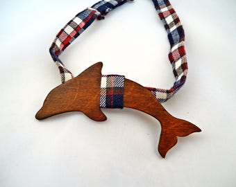 Wood bow tie, DOLPHIN by VipWood, first in the world