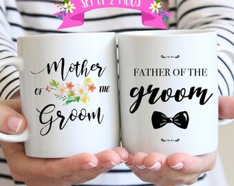 Father and Mother of the Groom Gifts, Wedding Gifts for Parents of Bride and Groom, Mother and Father of the Groom Gifts