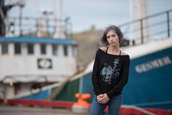 Octopus Flowy Long Sleeve Top