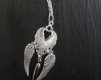 Angel Wing Pendant Necklace