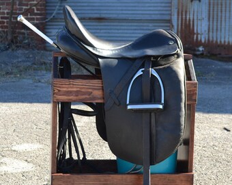 All-In-One Travel Saddle Stand/Rack and Tack Box