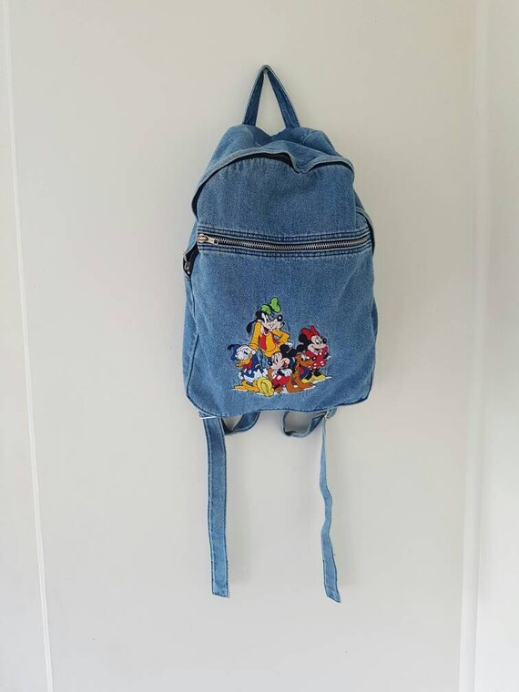 Original Vintage Disney Backpack Vintage denim backpack