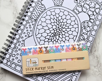 luggage gift tag sticky page memo notes, organiser marker divider, travellers gift, kawaii post it notes, planner and journal accessories,