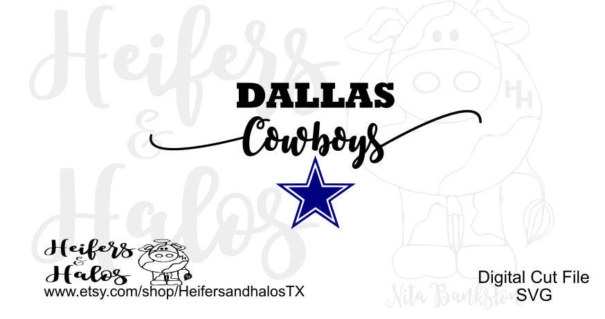 Download Dallas Cowboys svg pdf png eps dxf cut file for cricut and