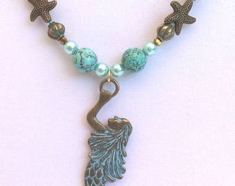 Antique Inspired Mermaid Necklace