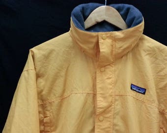 Vintage PATAGONIA//Windbreaker Hooded//Zip Button//Size M