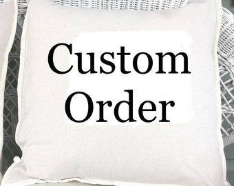 custom pillow, 16x16,14x14,18x18,20x20, bedroom, livingroom, entryway, handmade pillow, embroidery pillow, shabby chic pillow, farmhouse