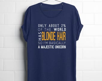 blonde hair shirt