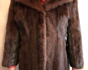 Vintage fur jacket | Etsy