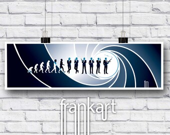 James bond art | Etsy