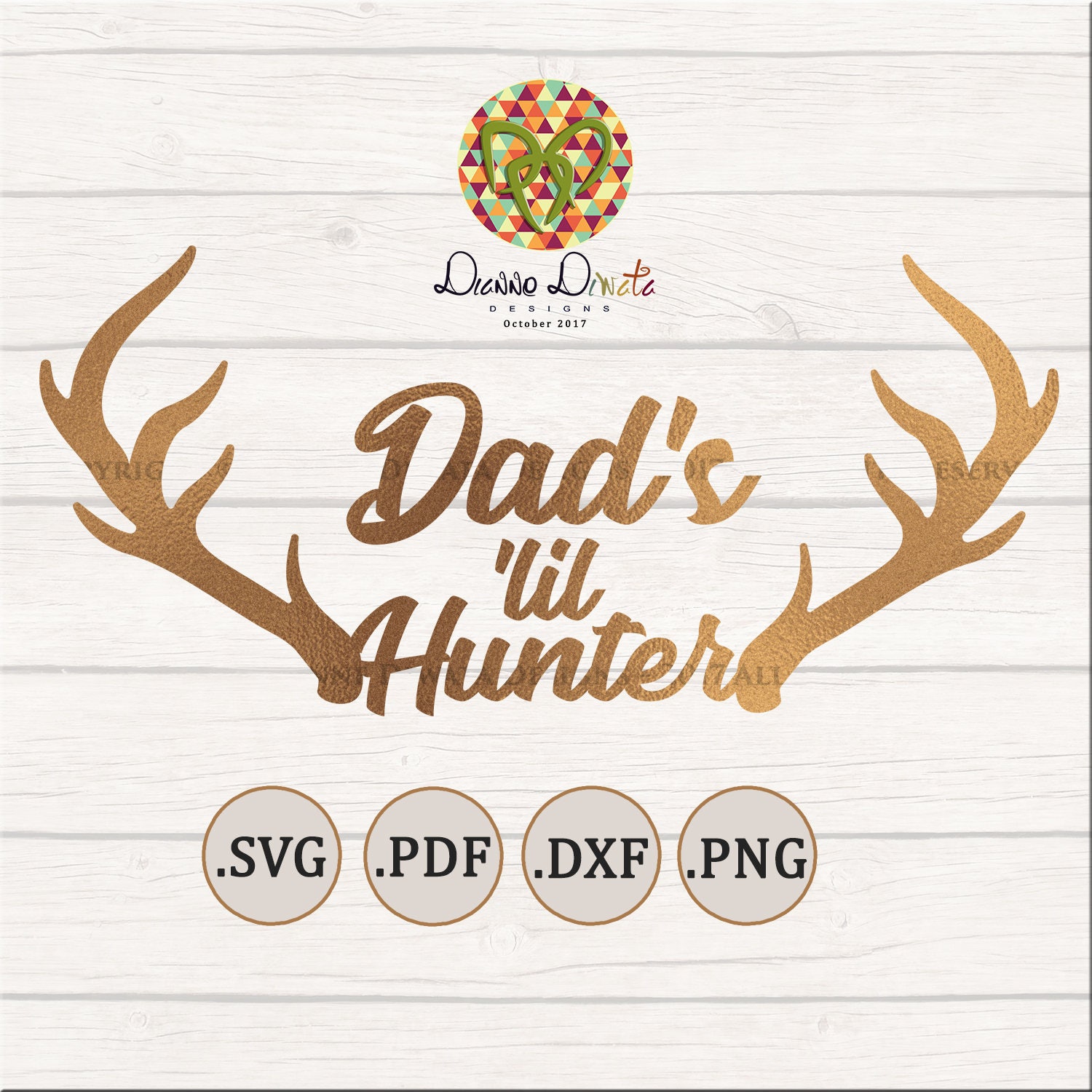 Download Dad's 'Lil Hunter SVG Deer Antler SVG Deer SVG