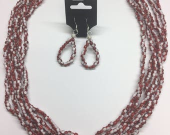 Multi-strand Seed Bead Necklace