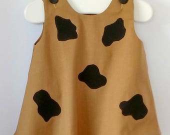 Vintage Baby and Toddler Pebbles Flintstone Costume