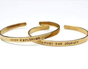 14k Gold Filled bangle - CUSTOM text gold bangle bracelet, words names or dates, personalized bangle, hand stamped, personalized bracelet