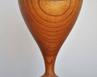 Mid Century Modern Teak Serv Wood Candle Holder