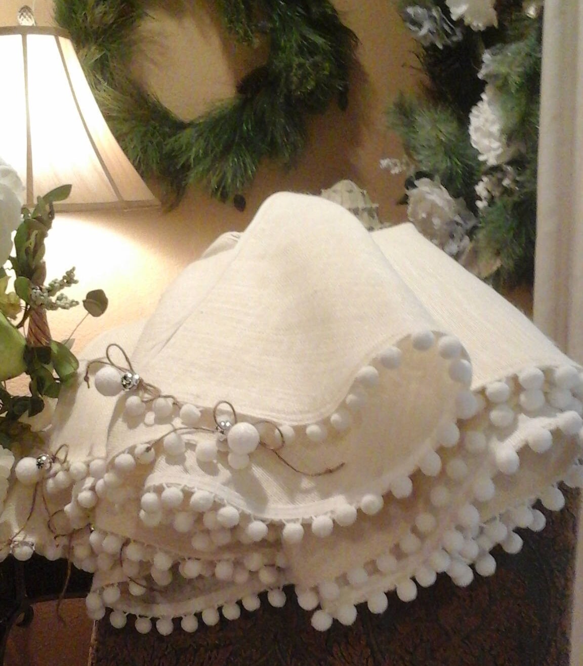 Large Burlap Tree Skirt 