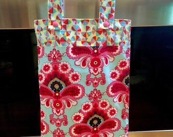 Hanging Kitchen Wet Bag - Laundry Bag - Unpaper Towel Bag - Car Trash Bag - French Wallpaper