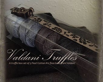 Valdani Thread: Gift Set/5 Perle Cotton Embroidery Thread Balls - "A Cottage Seamstress" Collection
