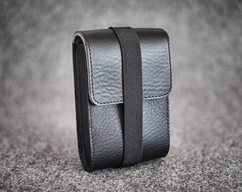 Leather Felt Camera Case Box Hand-made Nikon 35Ti