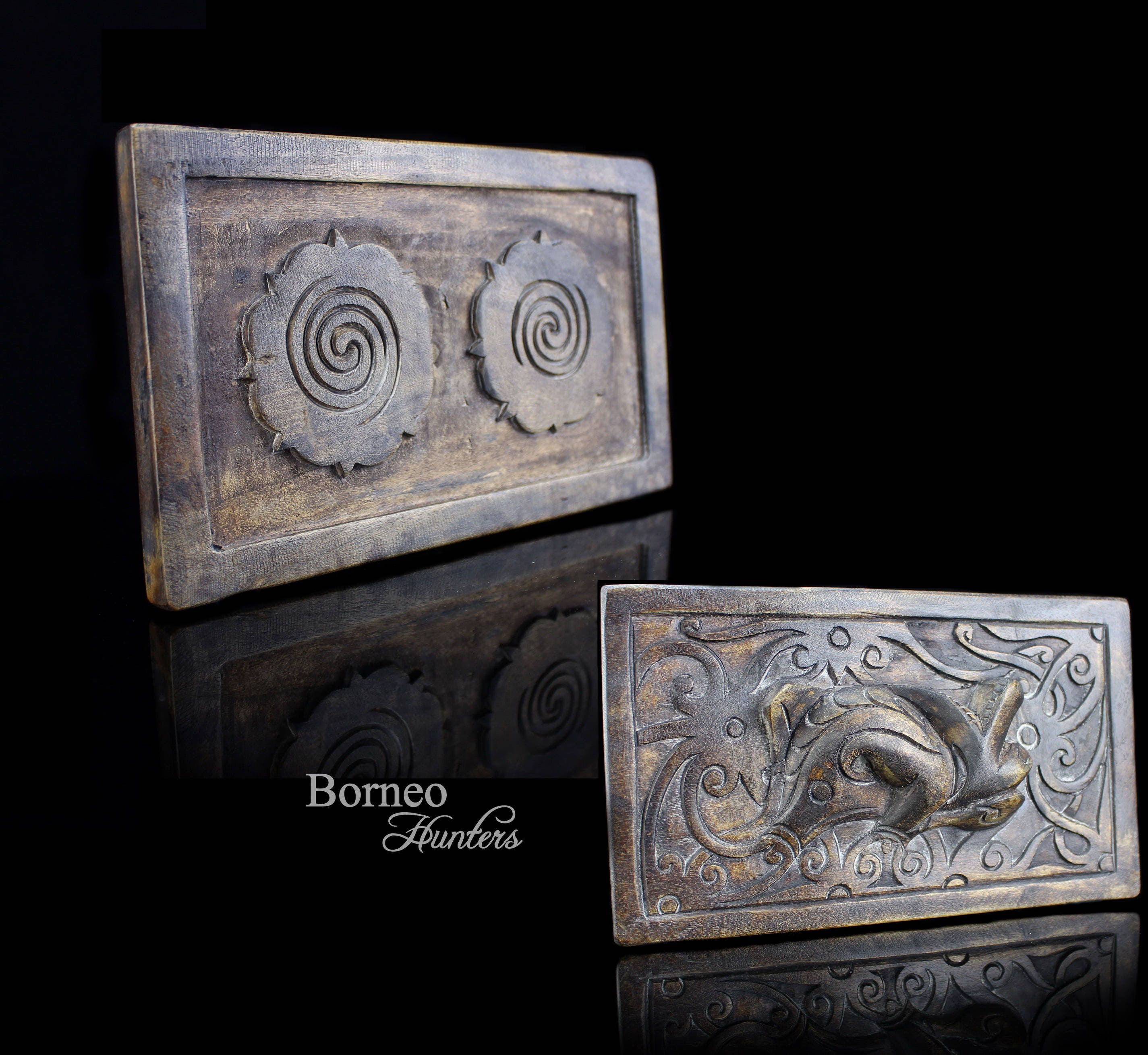  Borneo Tattoo Template  Ink Block Stamp 8 2Tribal Dayak