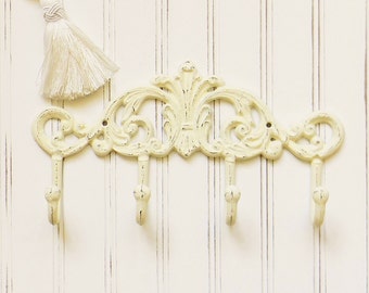 Cast Iron Coat Hook,Cast Iron Wall Hooks,Hallway Hooks, Decorative Coat Hook,Entryway Hooks, Iron Wall Decor,Iron Home Decor,French Country