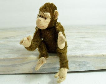 old stuffed monkey toy