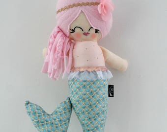 mermaid doll etsy