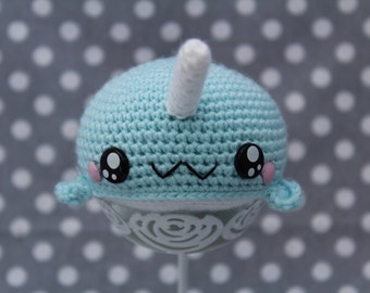 kawaii narwhal plush