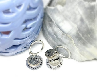 10 year anniversary gifts for men, 10 year anniversary for her, 10 year anniversary keychain, 10th anniversary gift for him, 10th wedding