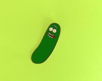 Pickle Rick and Morty Enamel Pin