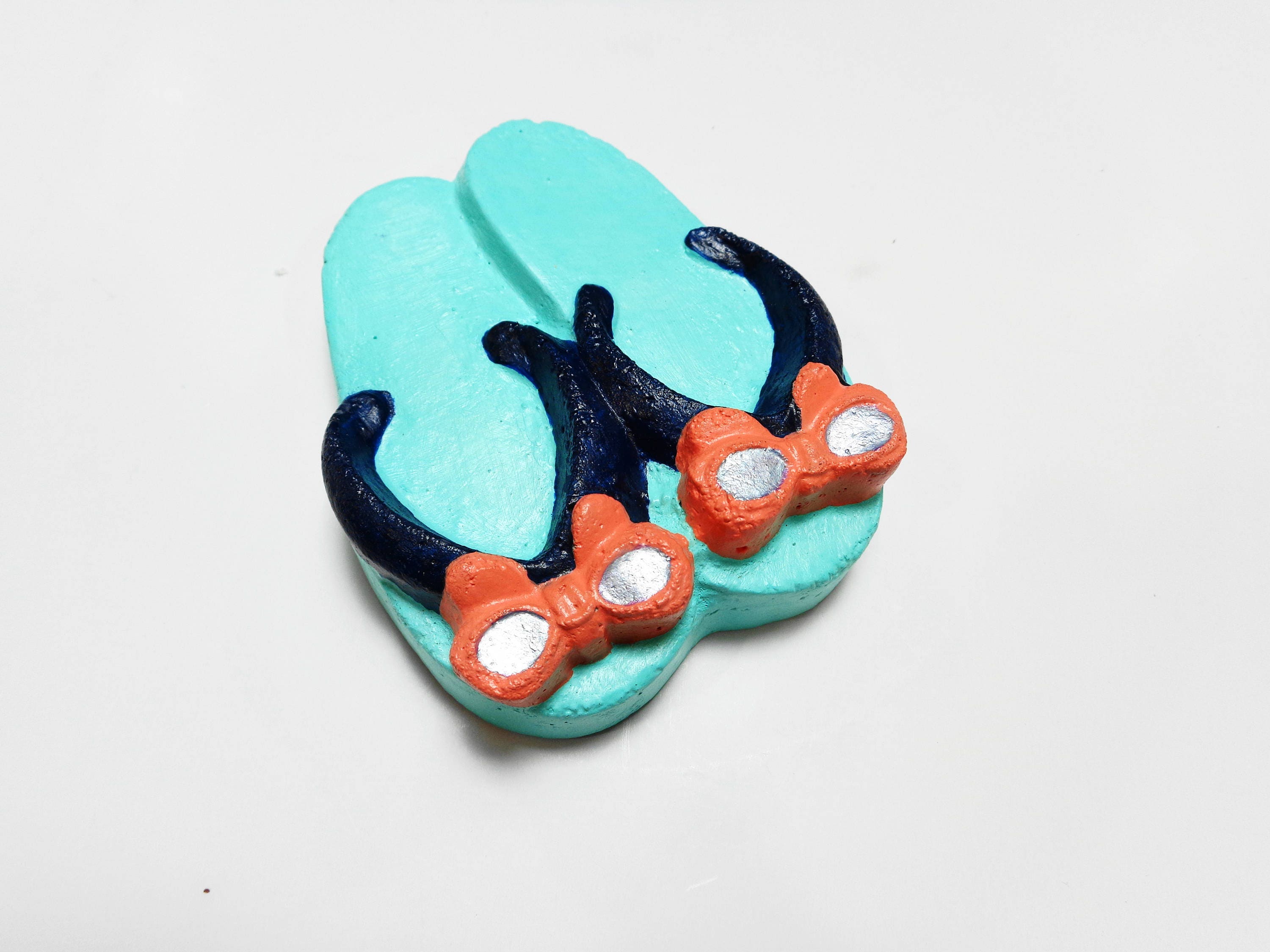 Flip Flop decor Concrete Flip Flops Miniature Flip Flops Flip Flop decor Concrete Flip Flops Miniature Flip Flops