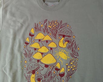 Mushrooms - Screenprinted Sweatshirt