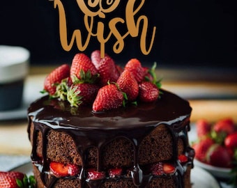 Cake Topper .As You Wish.Wedding cake topper.