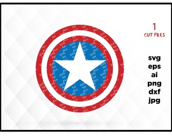 Captain America shield, Captain America Svg, Marvel Svg, America svg, Marvel Clipart, Captain america clipart, Cricut Files, silhouette file