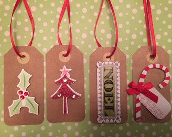 Christmas gift tags | Etsy