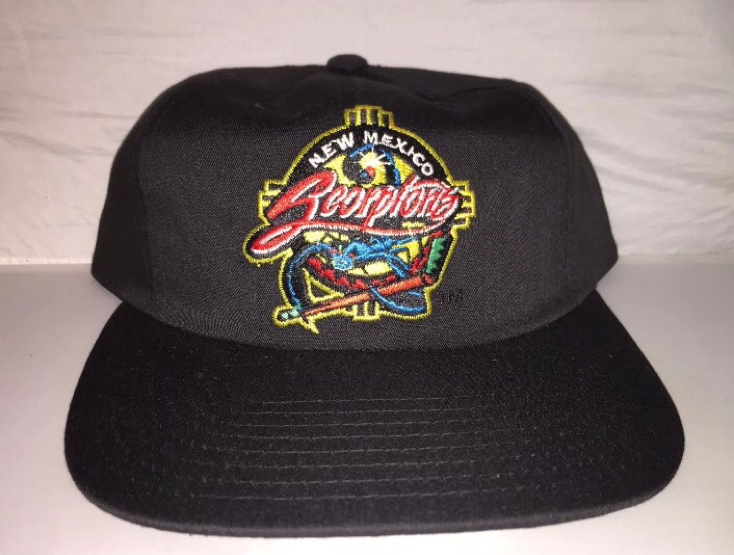 Vintage New Mexico Scorpions Hockey Snapback hat cap CHL rare