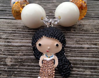 Jewelry - Necklaces - Chunky necklace - Chunky girl necklace - Pocahontas - Disney Princess - Pocahontas necklace - Pocahontas jewelry