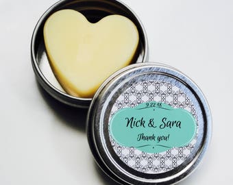 Wedding Favors-Set of 12/Lotion Bars/Personalized Favors/Wedding Guest Gift/Bombonieres/Event Favors/Party Favours/Sara Label Design/Wedding