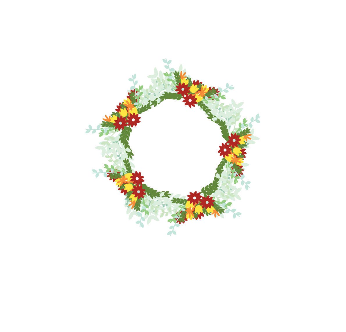 Free Free 269 Flower Svg Wreath SVG PNG EPS DXF File