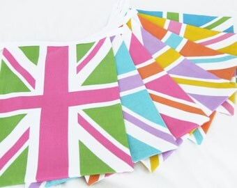 Union Jack Flags British Party Decor Bunting Union Jack Flags British Party Decor Bunting