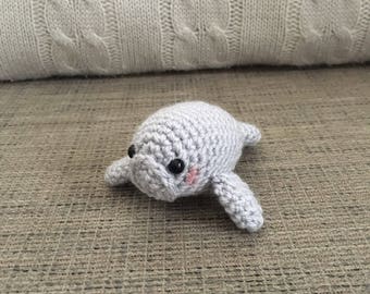 Cute Amigurumi Plush Manatee